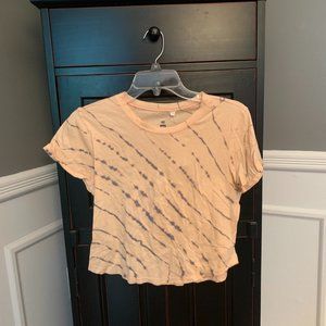 Tie-dye crop t-shirt - size XS